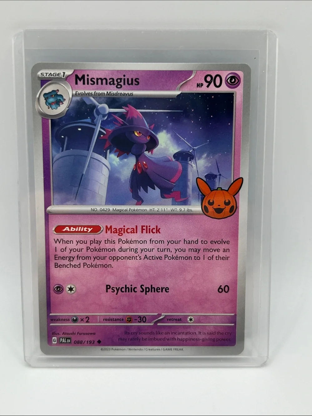 Mismagius Pokemon 🎃 Trick or Trade Trading Card